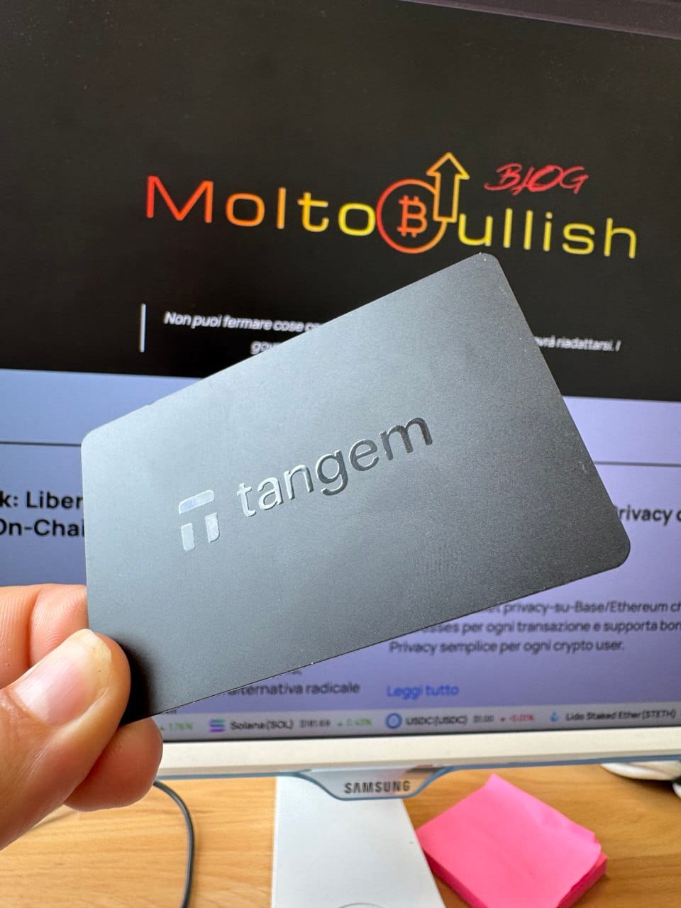 Tangem: il portafoglio fisico che custodisce le tue crypto in una carta