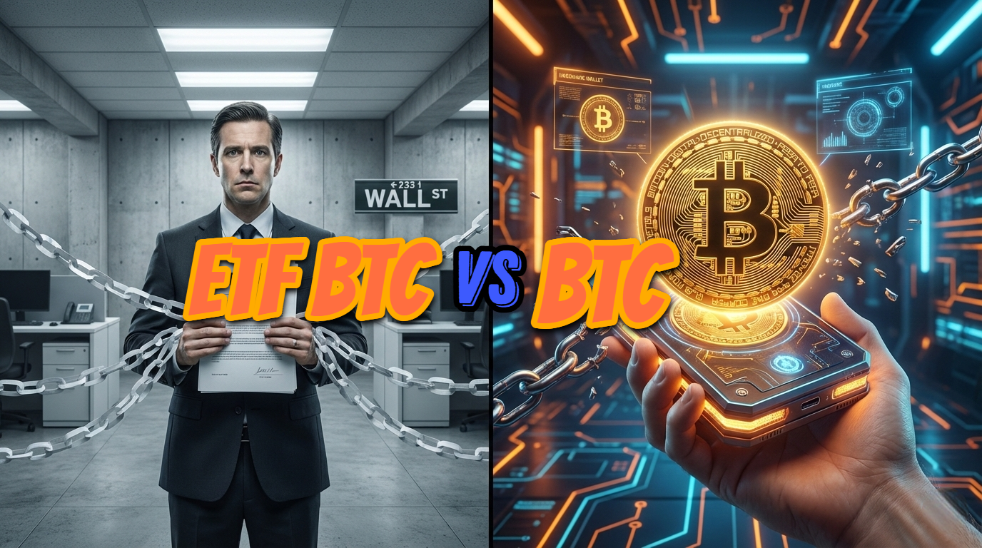 ETF Bitcoin vs Bitcoin Reale: Stai Comprando l’Oro o Solo uno Scontrino?